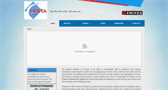 Desktop Screenshot of fiestaindia.net